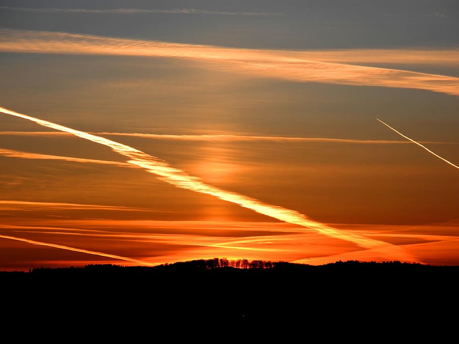 Sunset, Twilight, Dawn, Evening, Sky, evening sky, nature, dusk HD wallpaper