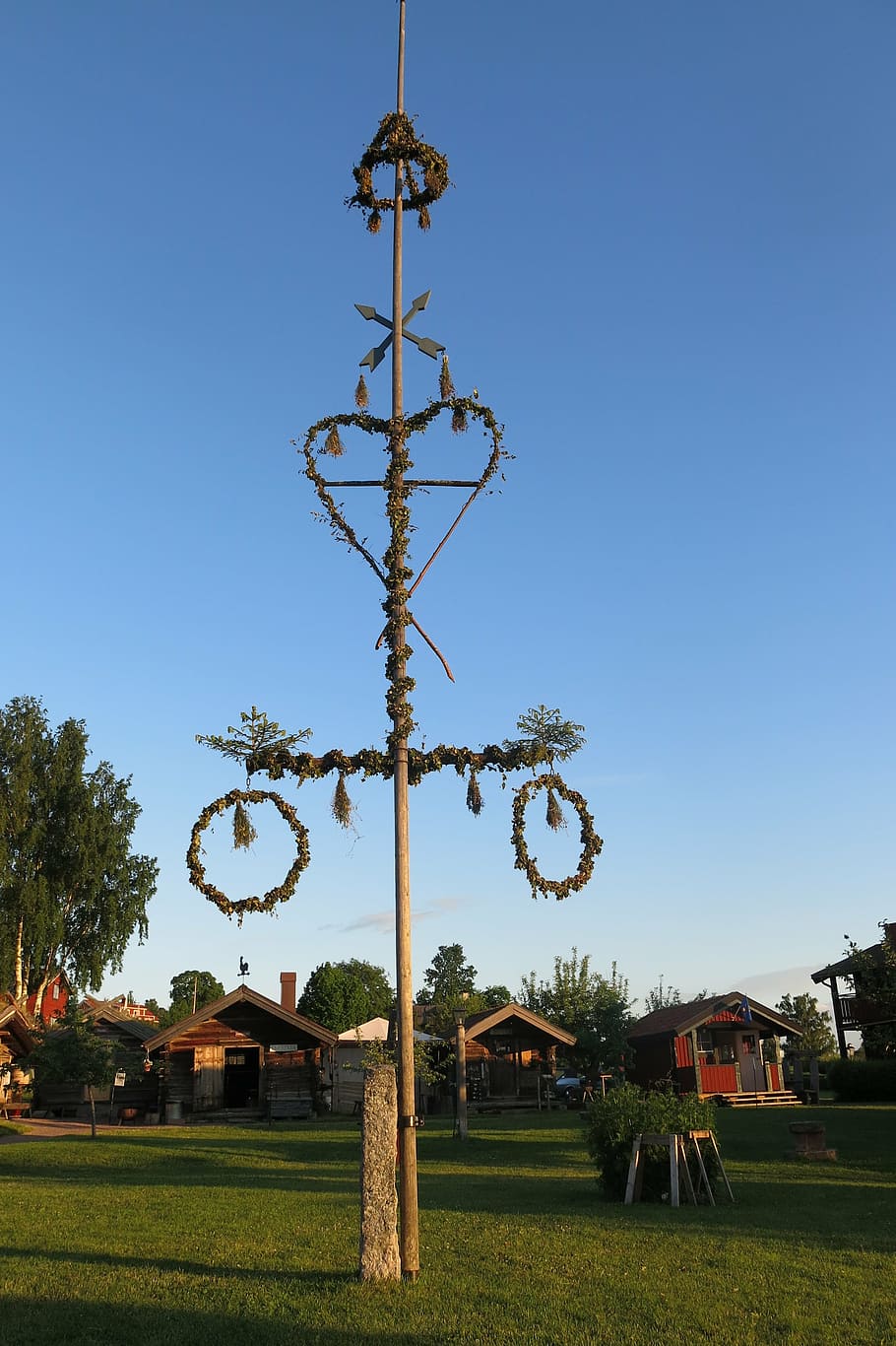 maypole, the valleys, summer, sky, architecture, plant, built structure HD wallpaper