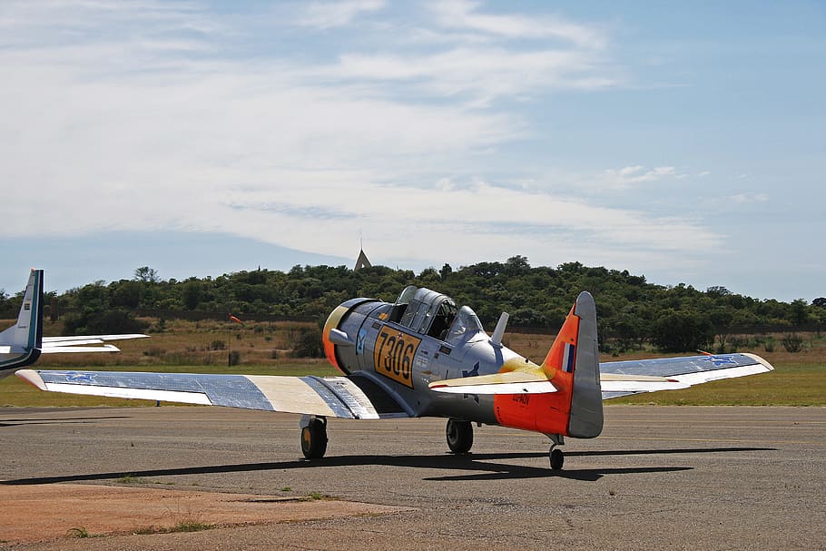 harvard aircraft, airplane, t-6, texan, fixed wing, machine, HD wallpaper