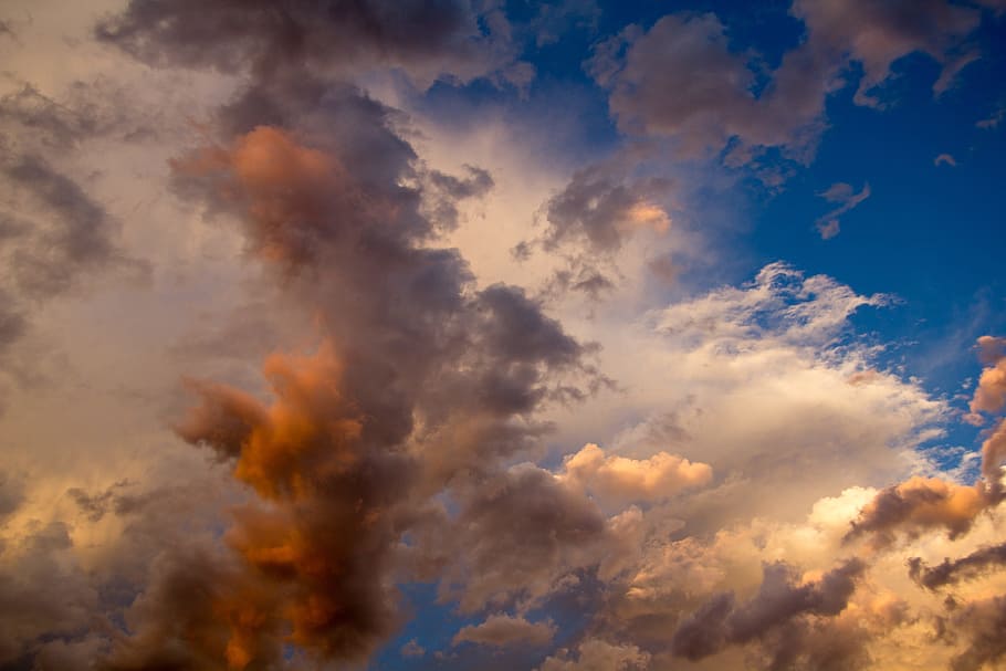 Cloudy Skies during Day, clouds, nature, sky, cloud - sky, cloudscape HD wallpaper