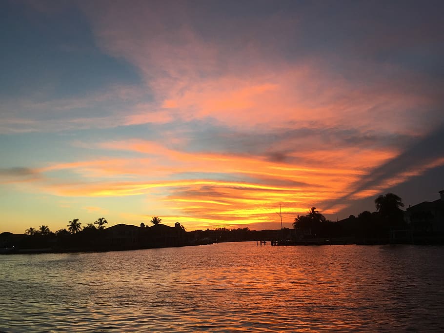 Sunset, Florida, Florida, Water, Water, Sky, Sky, Travel, south HD wallpaper