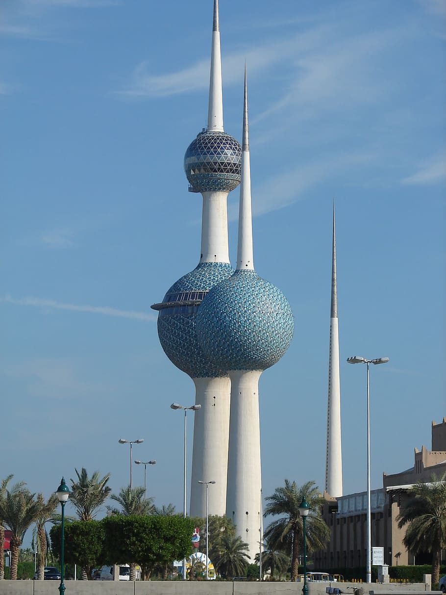 architecture, sky, tower, television and radio, a trip to kuwait