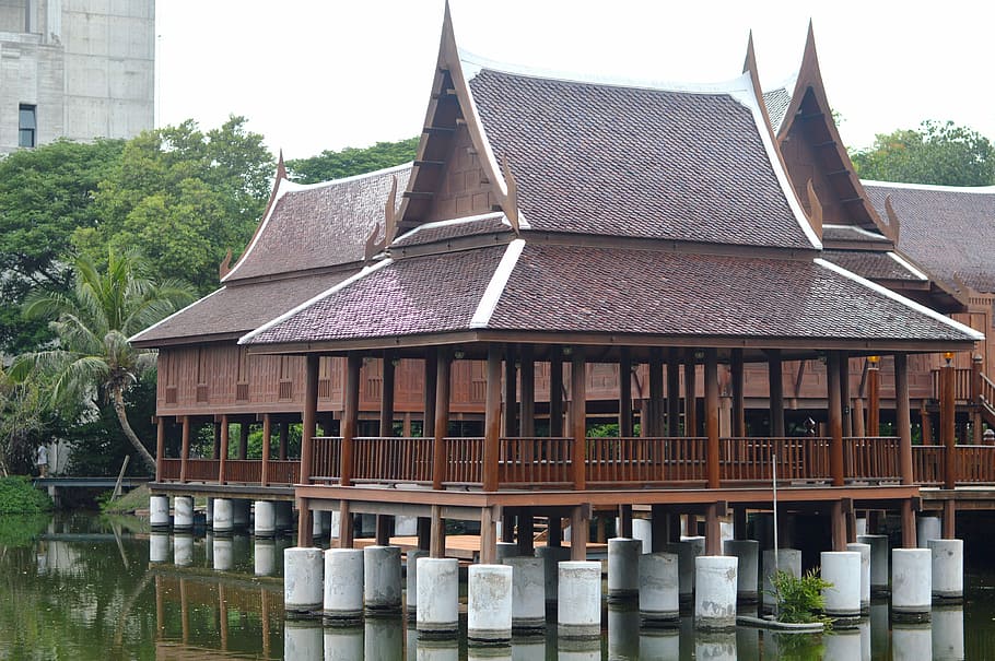 Building, Construction, Thailand, architecture, building exterior HD wallpaper