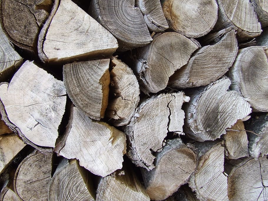 wood, lumber, pile, stack, brown, texture, splinters, natural HD wallpaper