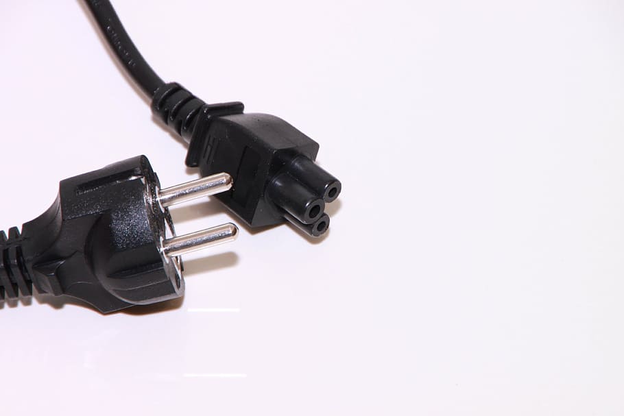 adapter, black, cable, cord, detachable, laptop, notebook, power