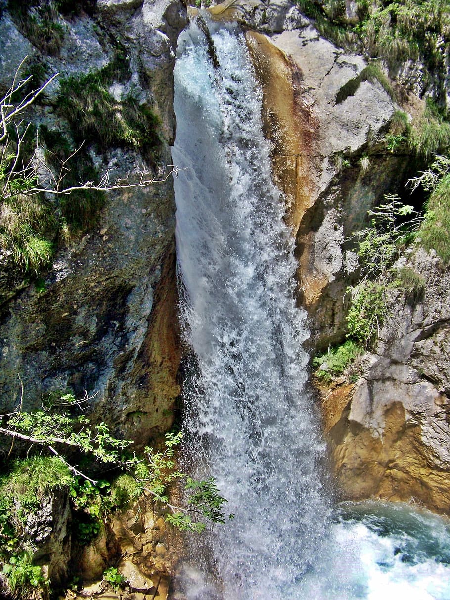 Natural, Spectacle, Waterfall, Karawanken, natural spectacle