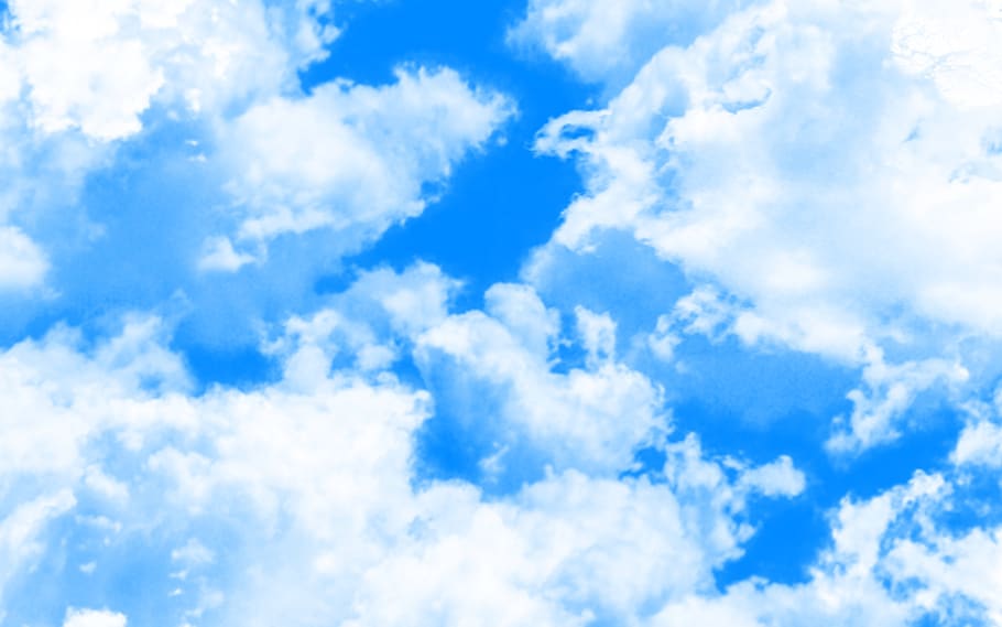 day, clouds, sky, sunbeam, nature, rays, cloud - sky, blue HD wallpaper