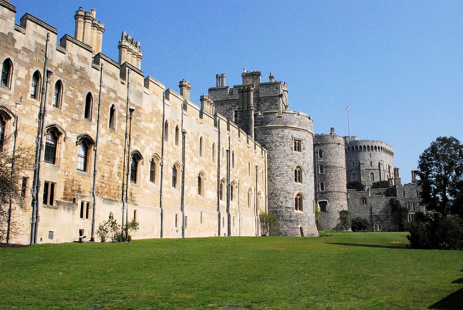 windsor castle, royalty, historical, landmark, ancient building