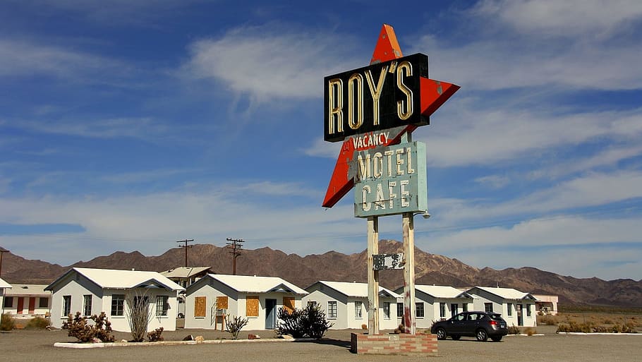 roy's, usa, route 66, route66, california, road trip, highway, HD wallpaper