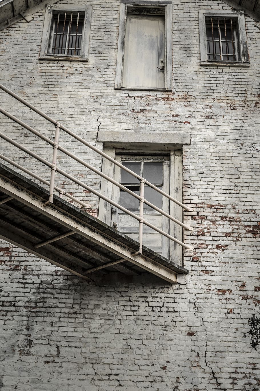 door, bridge, old, architecture, bricks, landscape, building HD wallpaper