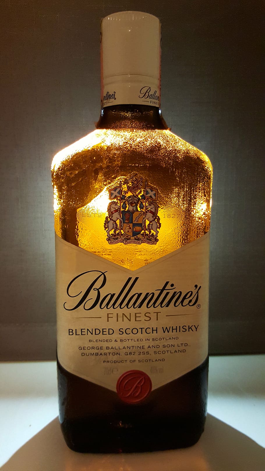 ballantine's, scotch whiskey, finest whiskey, bottle, text, HD wallpaper