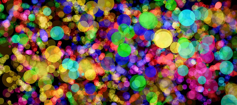 bokeh light, abstract, points, circle, background, about, modern, HD wallpaper