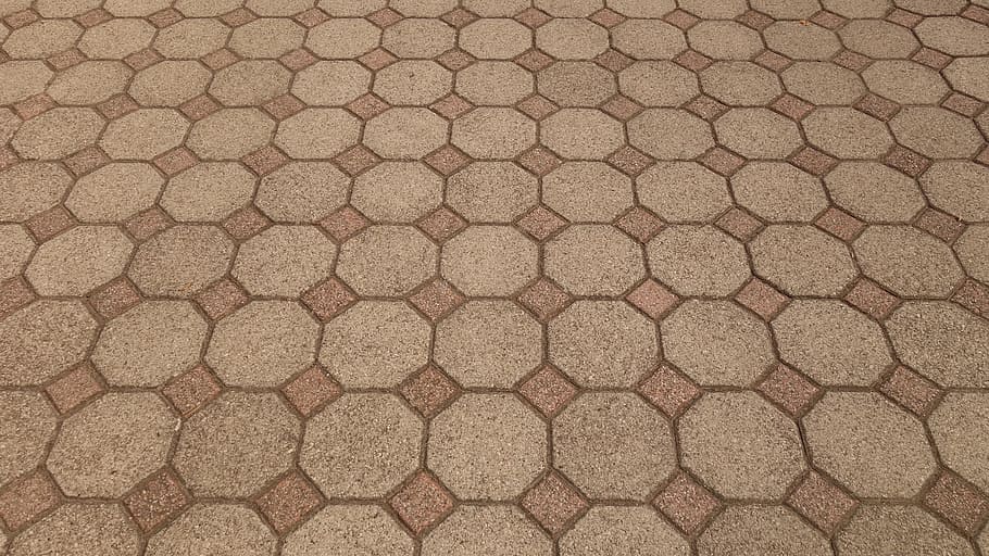 patch, brick, concrete, concrete brick, regularly, rauh, grey HD wallpaper