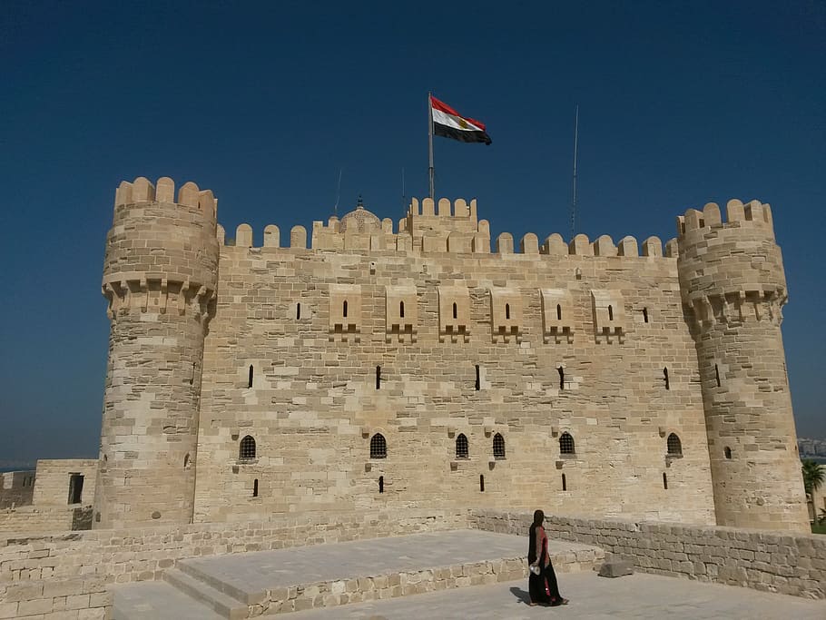 castle, alexandria, lighthouse, fort, famous Place, history HD wallpaper
