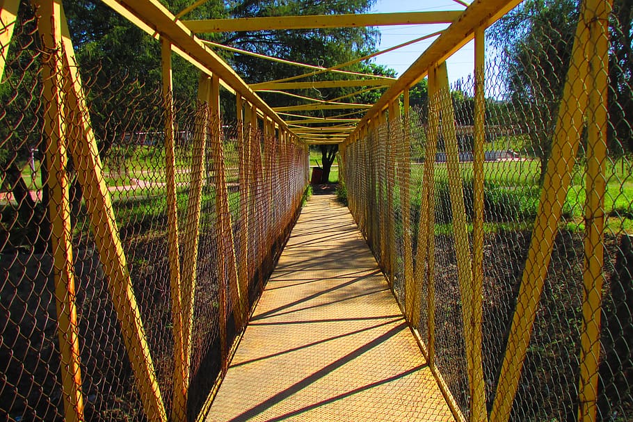 park, bridge, connection, the way forward, direction, built structure HD wallpaper
