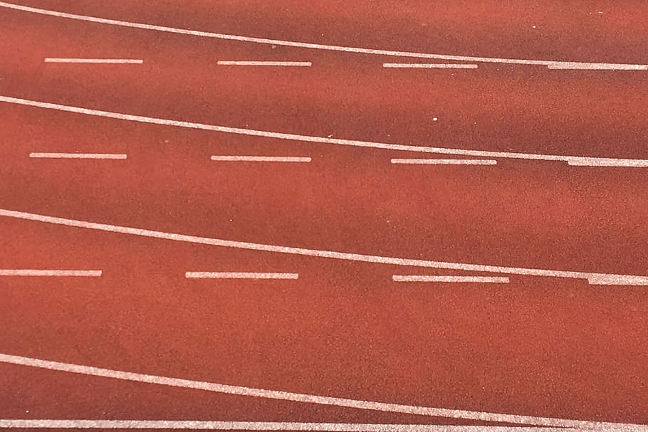 photo of red white race track, untitled, lines, pattern, full frame HD wallpaper