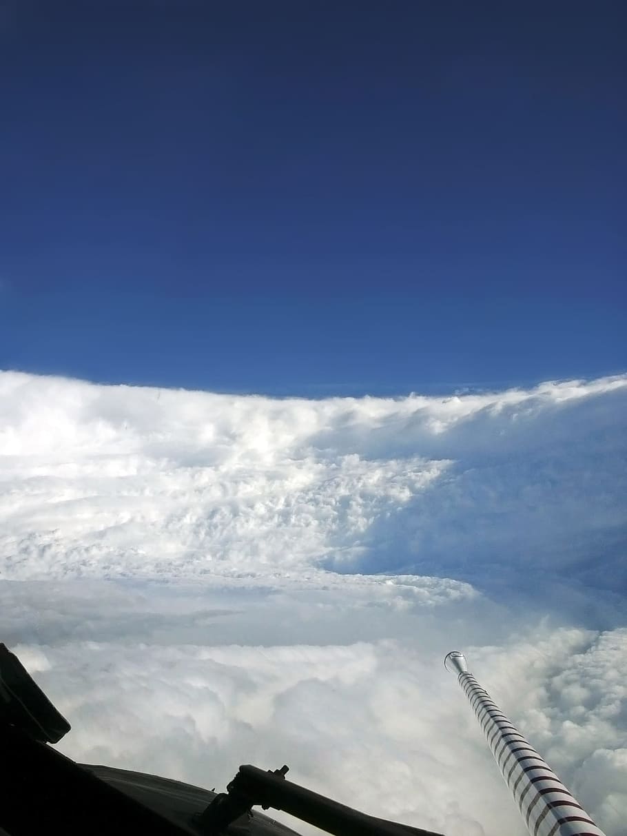 Hurricane, Katrina, Tropical Cyclone, clouds, hurricane hunters, HD wallpaper