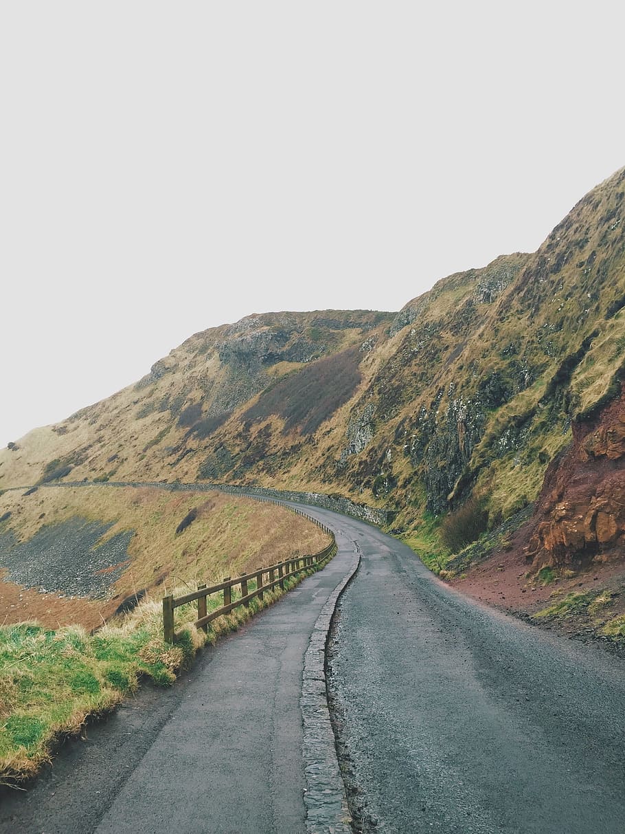 nature, landscape, roads, paths, fences, grass, dirt, soil HD wallpaper