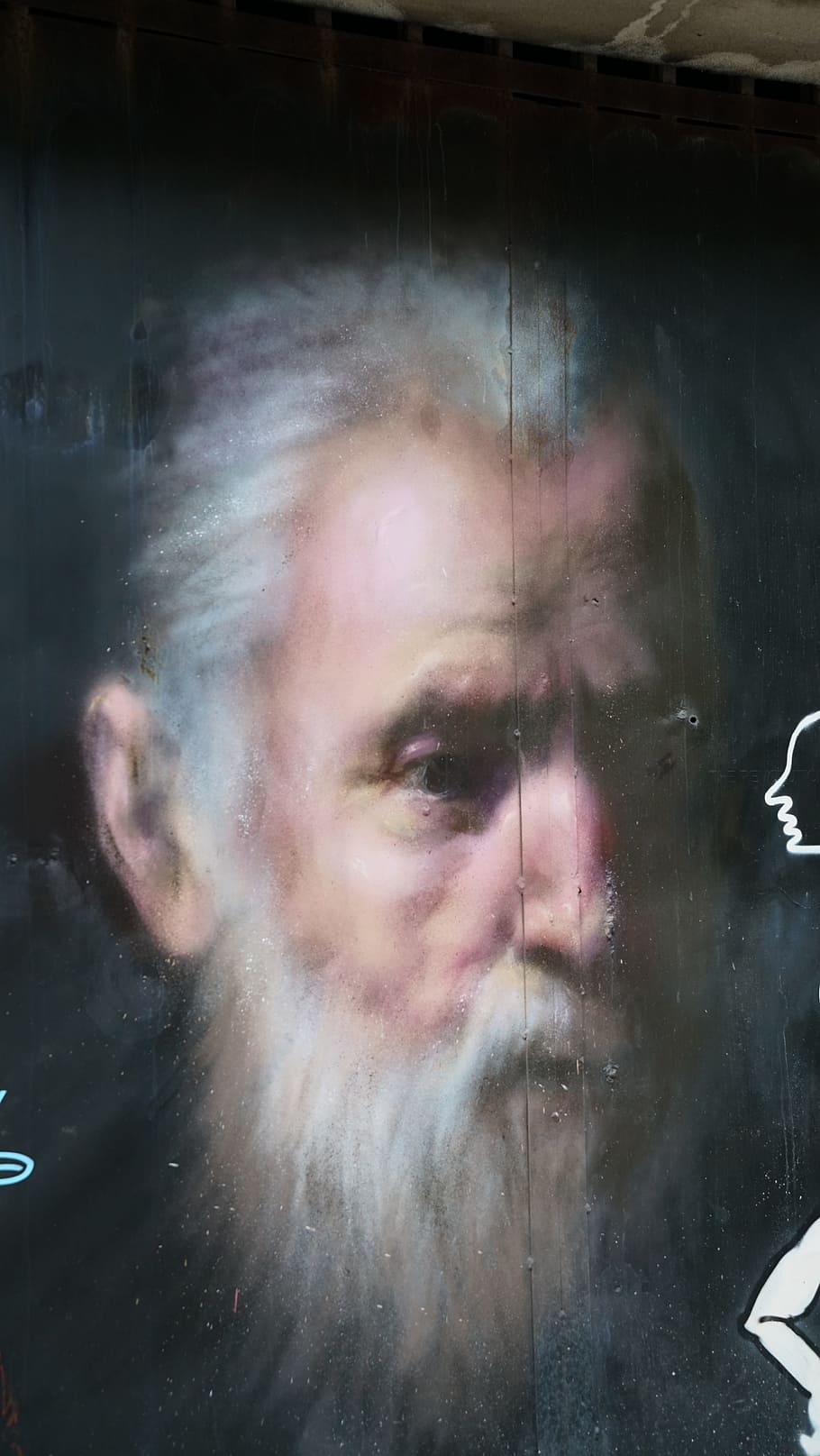 street, art, graffiti, old, man, artistic, creative, artwork HD wallpaper