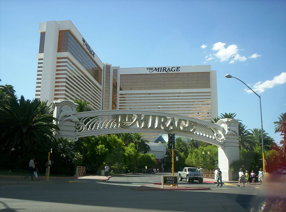 Mirage Hotel and Casino in Las Vegas, Nevada, building, photo