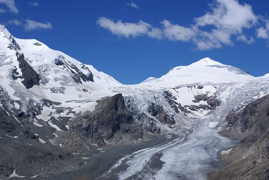 Austria, Hohe Tauern, Pasterze Glacier, mountain, snow, mountain range, HD wallpaper