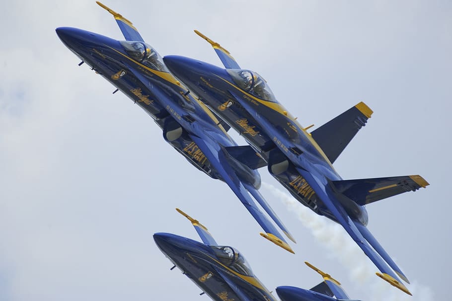 Blue Angels, Aircraft, Flight, demonstration squadron, navy, HD wallpaper