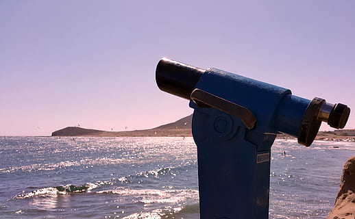 Prismatic, Viewpoint, Landscape, horizon, point of view, hand-held telescope HD wallpaper