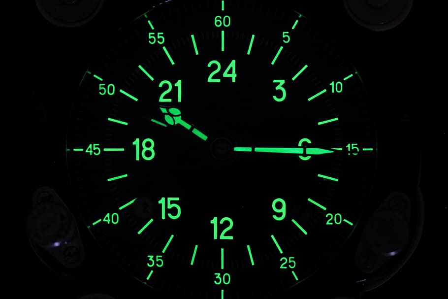 turned on analog clock, soviet, military, 24, hour, timer, doomsday