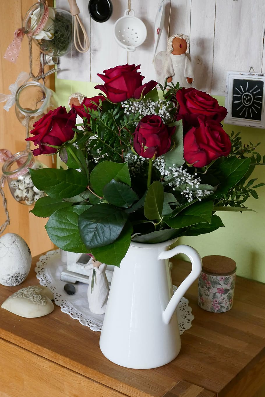 rose, bouquet, flowers, bouquet of roses, decoration, vintage, HD wallpaper