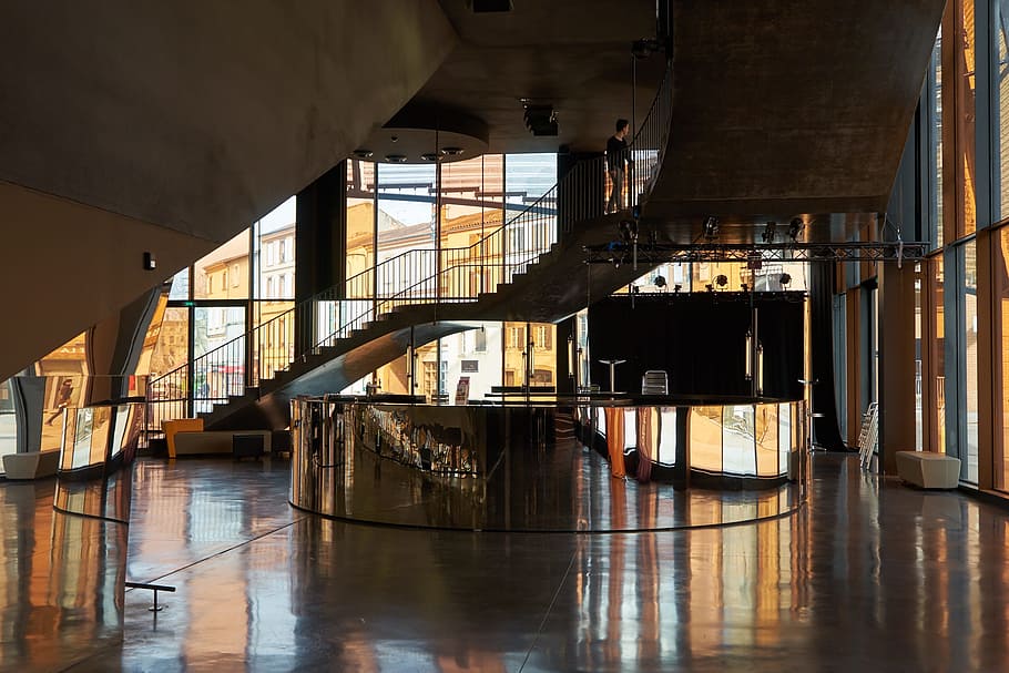 Architecture, Light, Building, Interior, canopy, reflection HD wallpaper