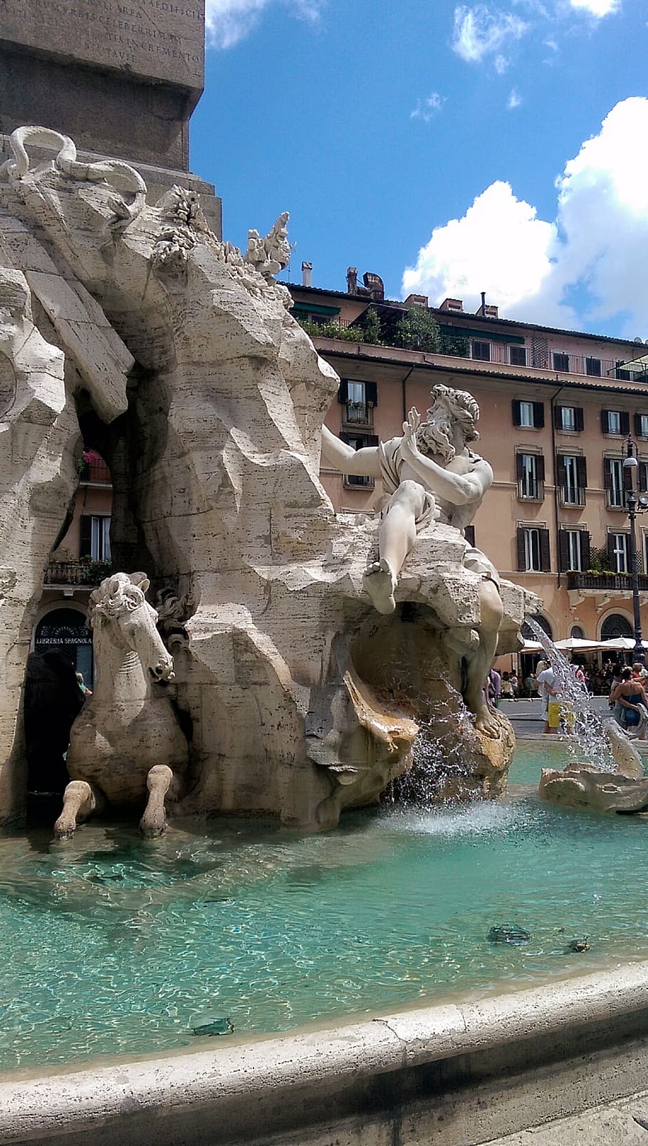 source, rome, plaza, navona, place, italy, fountain, architecture HD wallpaper