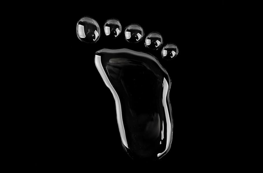 foot illustration, men, rain, close-up, wet, clear, print, step HD wallpaper
