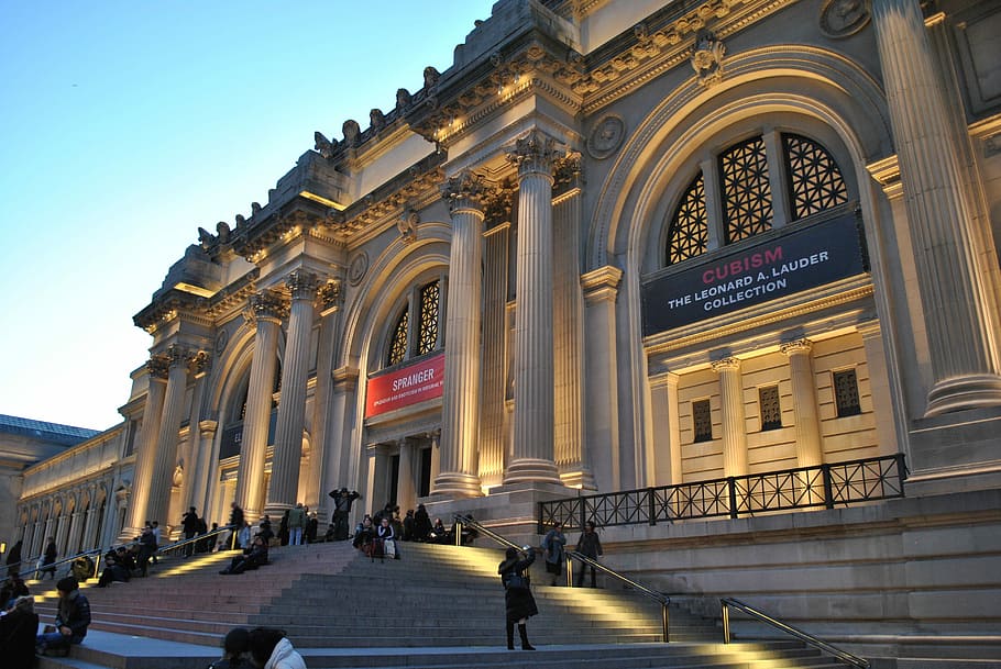 Metropolitan Museum Of Art, Nyc, new york, city, manhattan, architecture, HD wallpaper