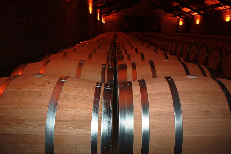 casks, wine, rioja, barrel, winery, wood, drink, wine cellar