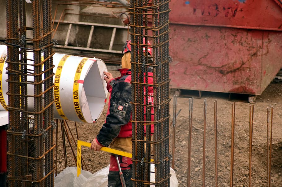 Site, Construction Workers, build, craftsmen, home, construction building HD wallpaper