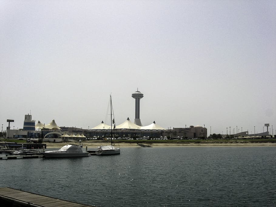 Marina Mall view in Abu Dhabi, United Arab Emirates, UAE, building