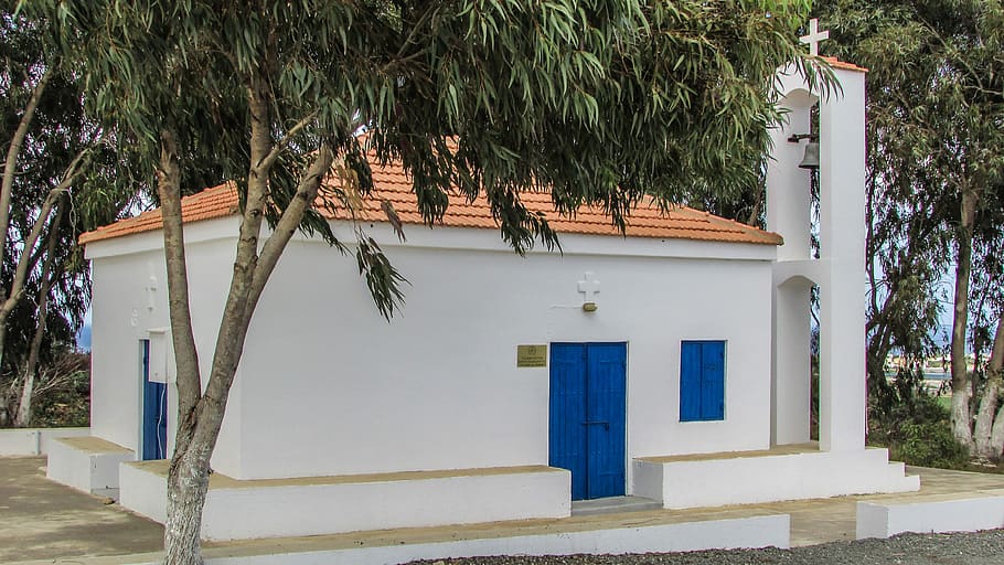 cyprus, paralimni, church, orthodox, ayios mamas, architecture, HD wallpaper