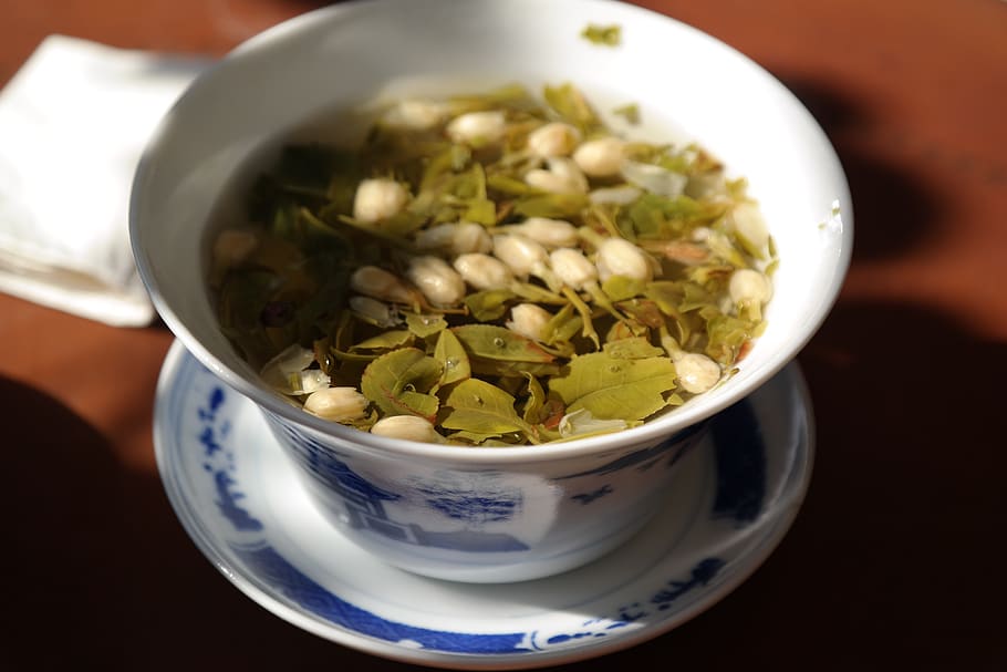 tee, green tea, leaves, food and drink, freshness, healthy eating HD wallpaper