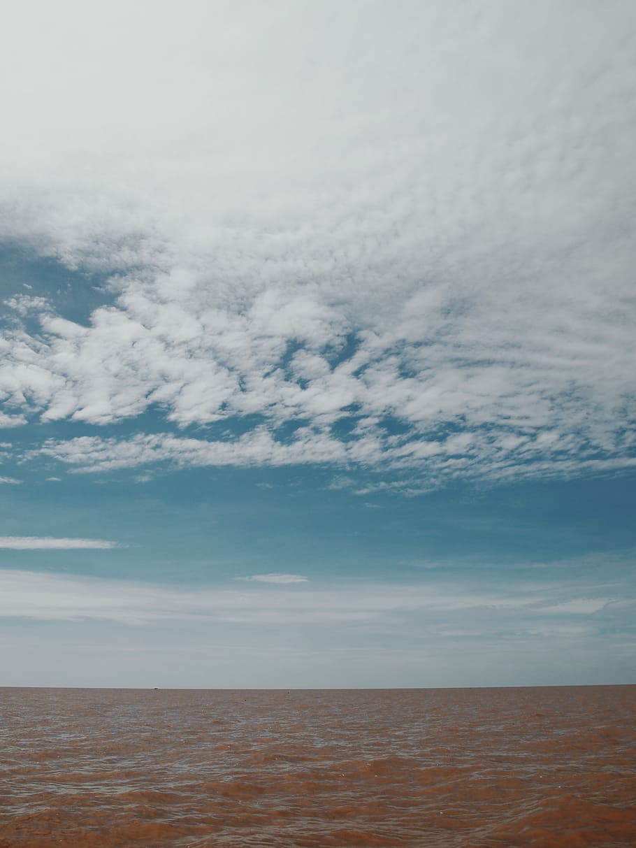 aerial view photography of cloudy sky, view of white cloudy sky HD wallpaper