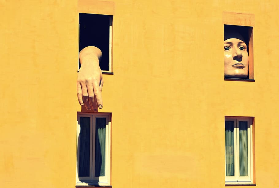 yellow concrete building, seville, architecture, monastery HD wallpaper