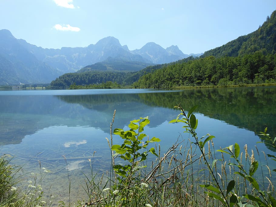 nature, landscape, almsee, mountain, beauty in nature, scenics - nature HD wallpaper