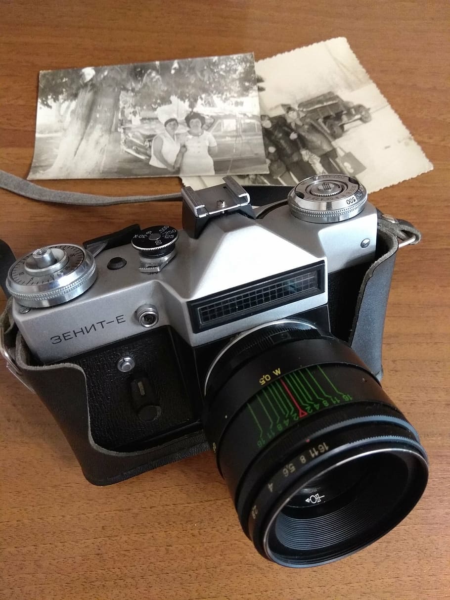 zenith, camera zenit, old, the ussr, retro, mirror, exhibit HD wallpaper