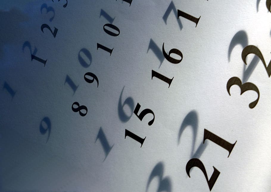 Digits, Shading, Simplicity, the digits, black, time, calendar HD wallpaper
