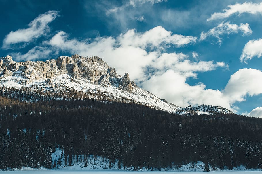 Cold, Landscape, Mountain Peak, nature, rocky mountain, scenic HD wallpaper