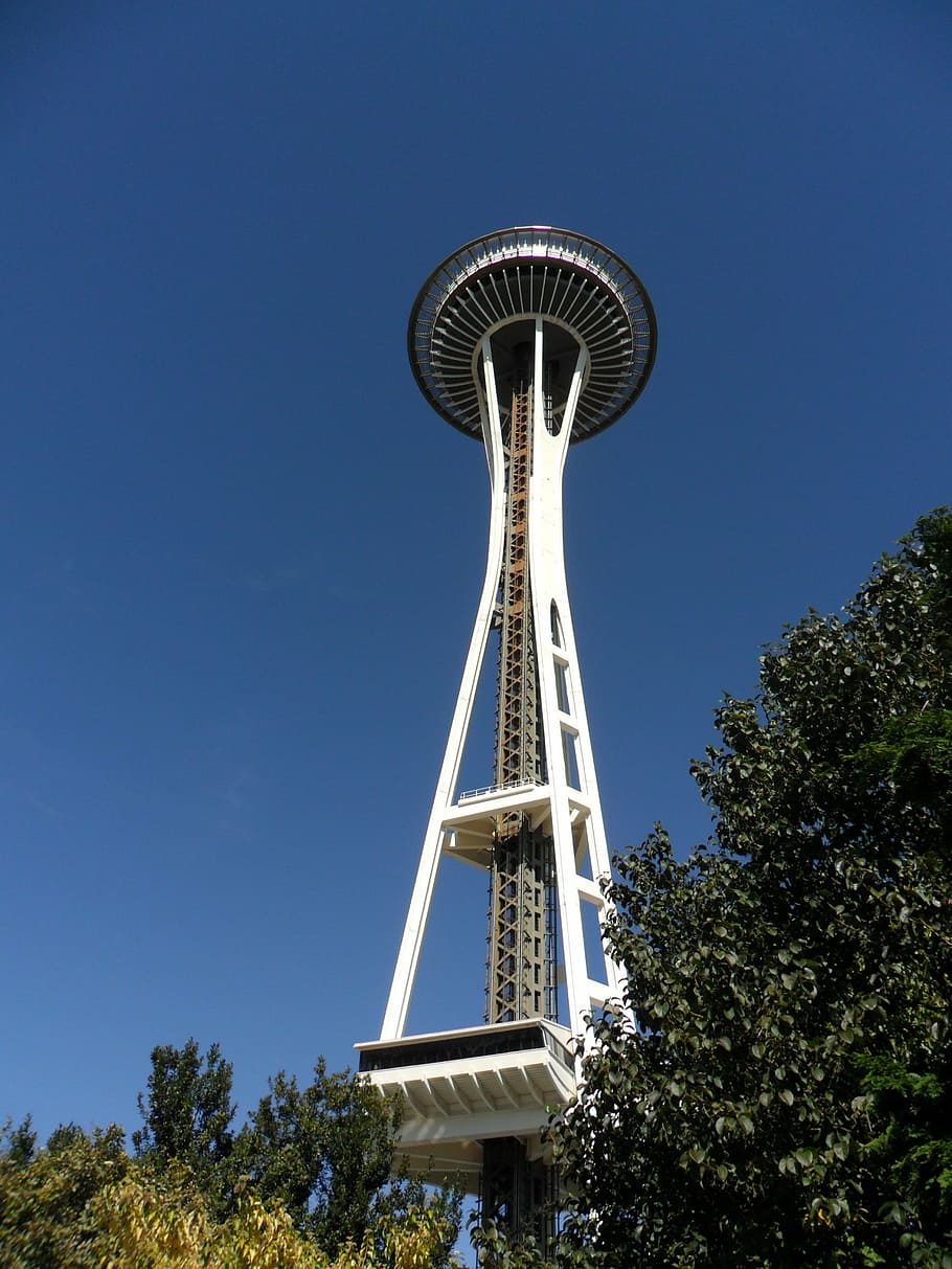 seattle, space needle, landmark, washington, vantage, tourism HD wallpaper