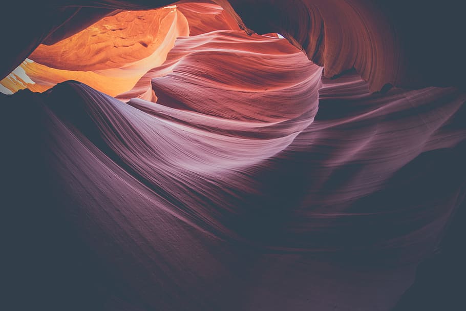 brown mountain wallpaper, brown wallpaper, Antelope Canyon, Arizona HD wallpaper