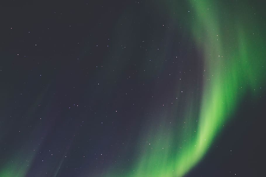 green, atmosphere, space, galaxies, light, stars, night, star - space HD wallpaper