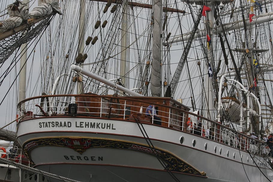 sailboat, sailing, ship, adventure, summer, riga, latvia, nautical vessel HD wallpaper