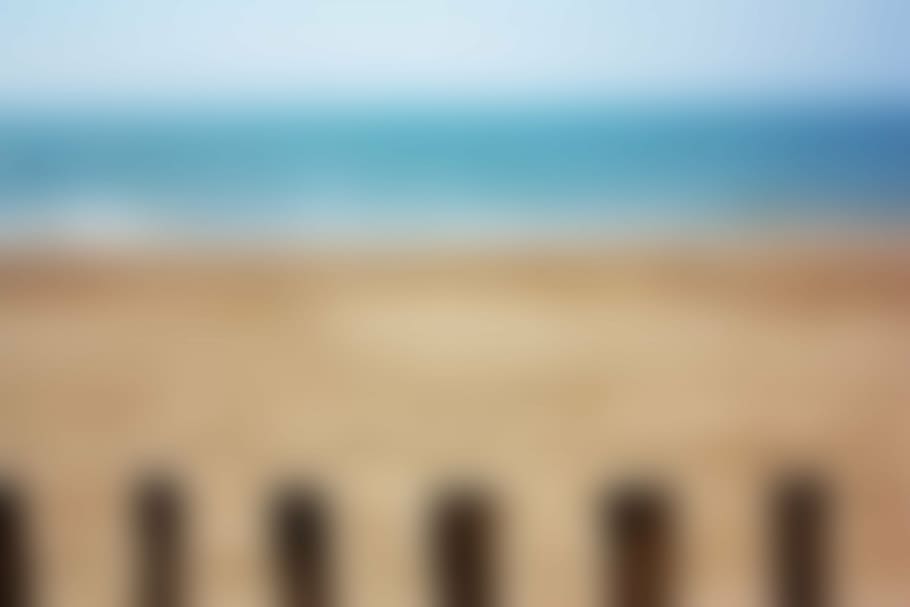 beach, sea, background, bokeh, ocean, no people, water, selective focus HD wallpaper