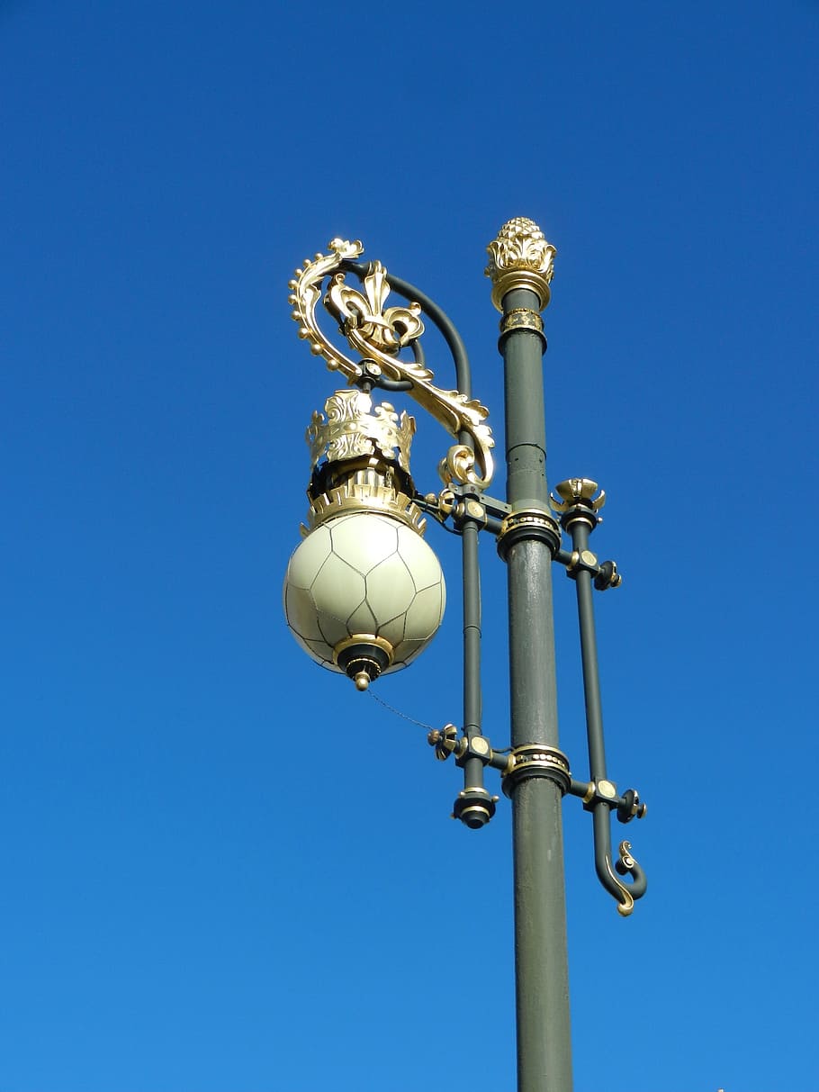 madrid, square, lighting, ornamentation, imperial, blue, sky HD wallpaper
